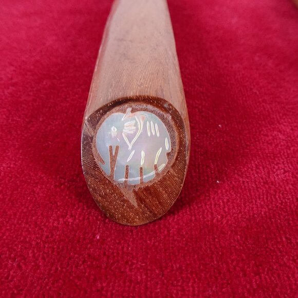 Salad Server Fork Spoon Tongs Natural Iridescent Capiz Mother of Pearl Seashell - Picture 7 of 11